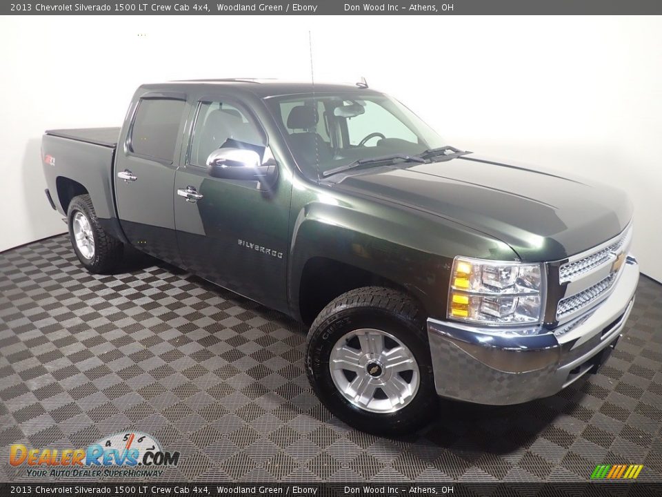 2013 Chevrolet Silverado 1500 LT Crew Cab 4x4 Woodland Green / Ebony Photo #2