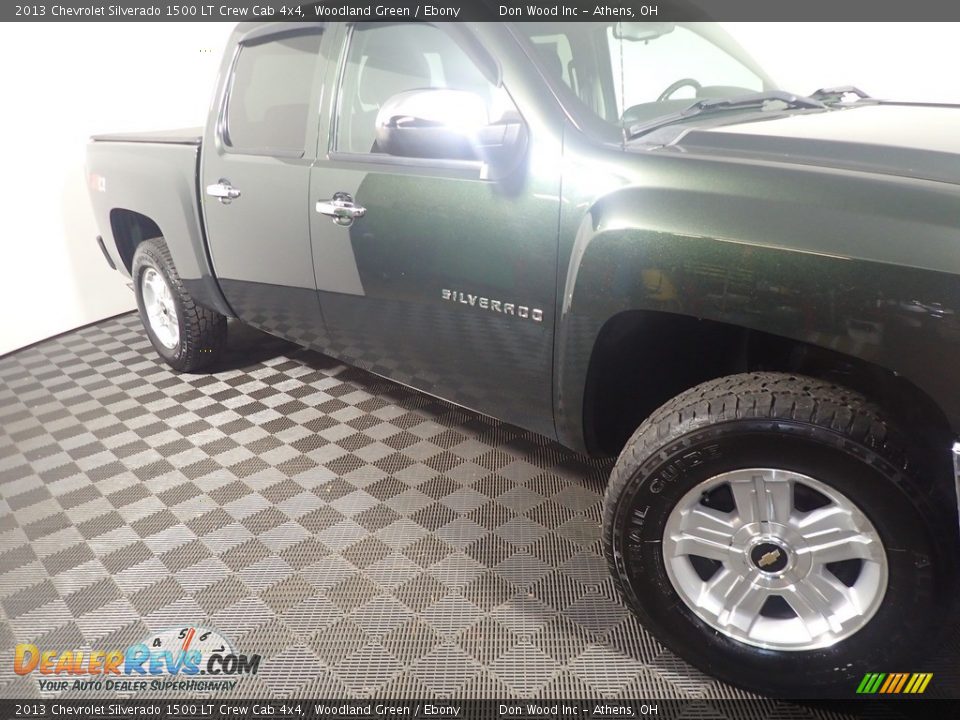 2013 Chevrolet Silverado 1500 LT Crew Cab 4x4 Woodland Green / Ebony Photo #3
