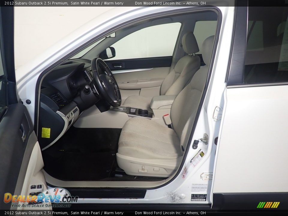 Front Seat of 2012 Subaru Outback 2.5i Premium Photo #21