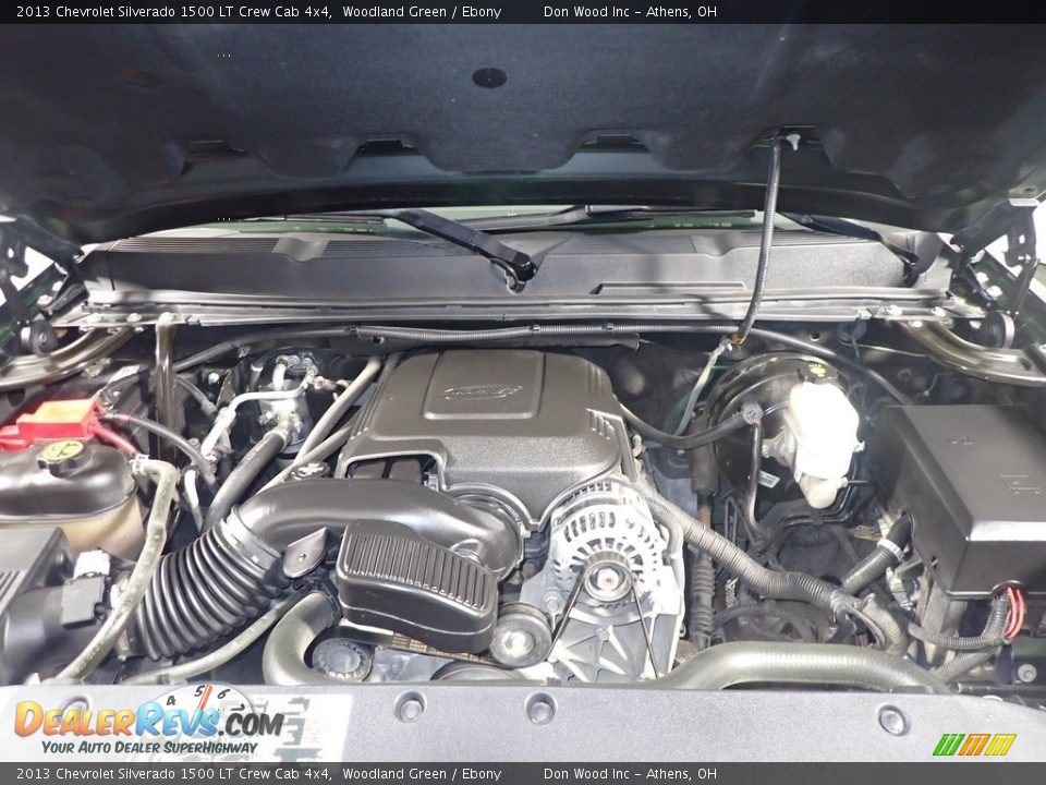 2013 Chevrolet Silverado 1500 LT Crew Cab 4x4 Woodland Green / Ebony Photo #6