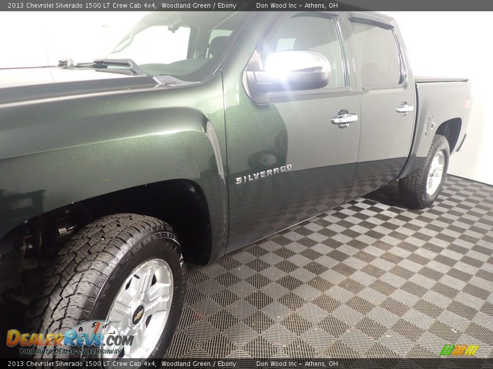 2013 Chevrolet Silverado 1500 LT Crew Cab 4x4 Woodland Green / Ebony Photo #9