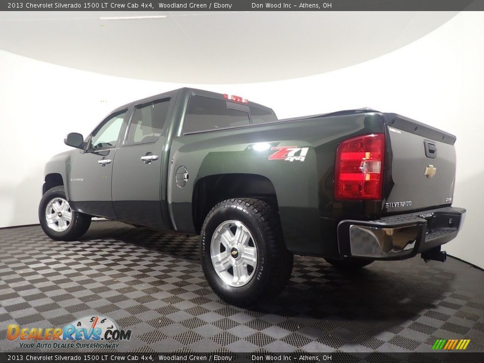 2013 Chevrolet Silverado 1500 LT Crew Cab 4x4 Woodland Green / Ebony Photo #10