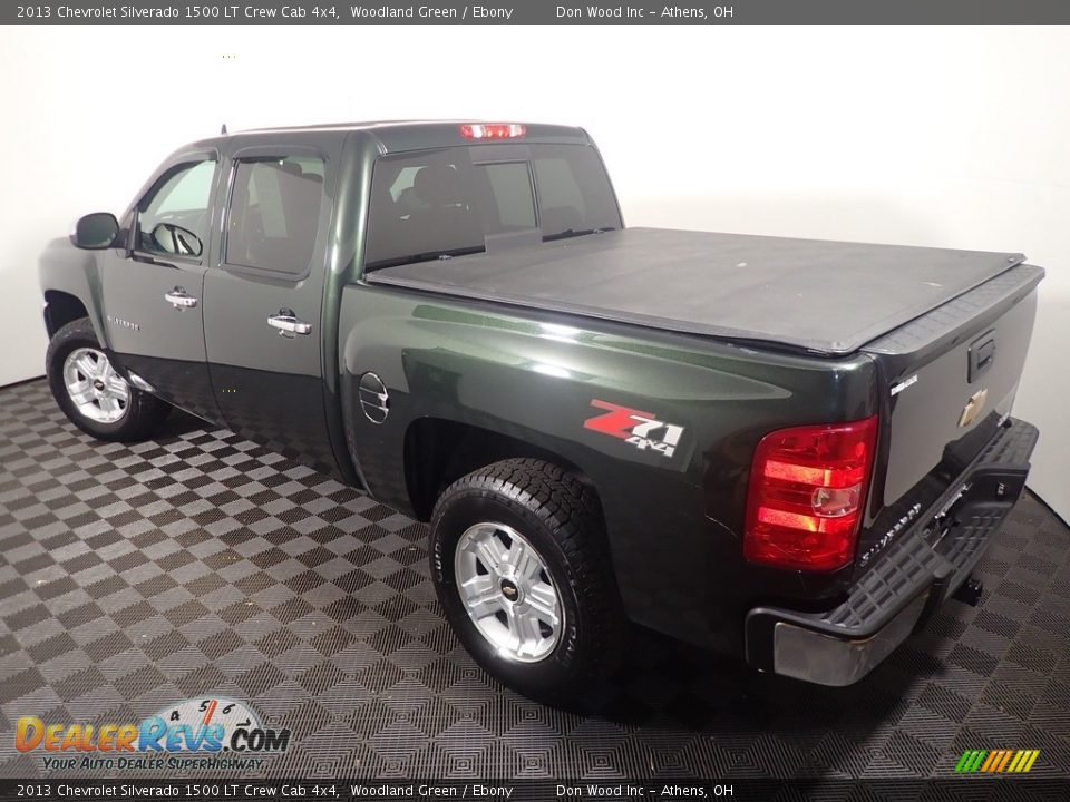 2013 Chevrolet Silverado 1500 LT Crew Cab 4x4 Woodland Green / Ebony Photo #11