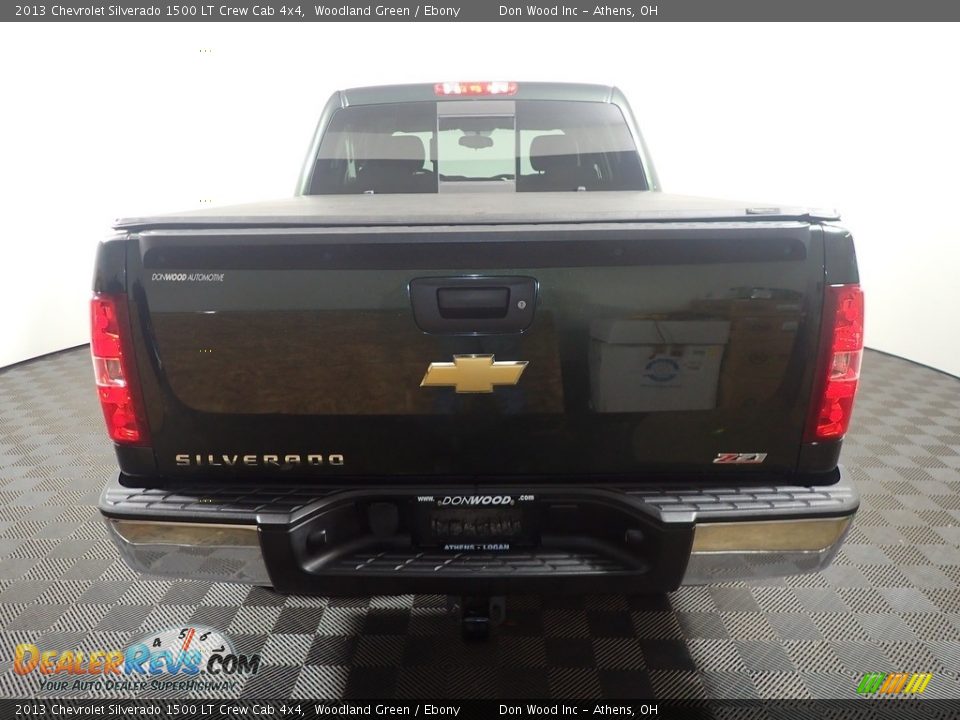 2013 Chevrolet Silverado 1500 LT Crew Cab 4x4 Woodland Green / Ebony Photo #12