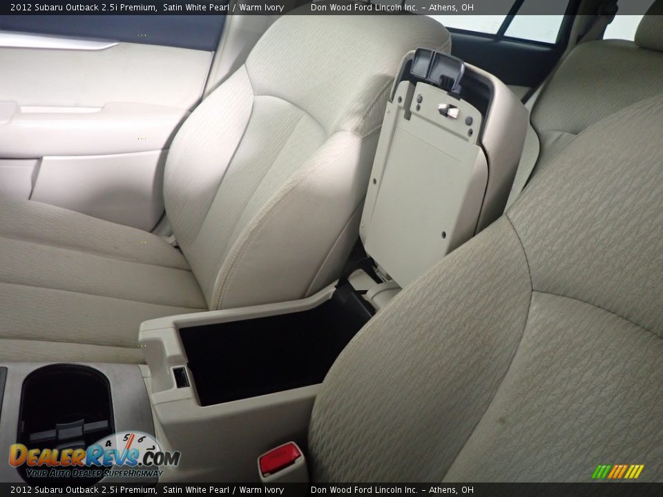 2012 Subaru Outback 2.5i Premium Satin White Pearl / Warm Ivory Photo #32