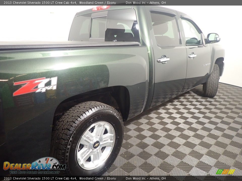2013 Chevrolet Silverado 1500 LT Crew Cab 4x4 Woodland Green / Ebony Photo #16