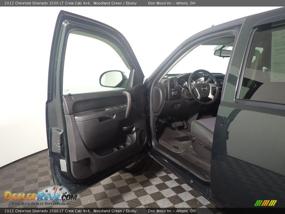 2013 Chevrolet Silverado 1500 LT Crew Cab 4x4 Woodland Green / Ebony Photo #17