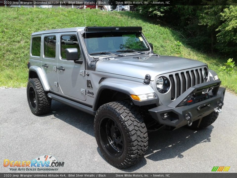 2020 Jeep Wrangler Unlimited Altitude 4x4 Billet Silver Metallic / Black Photo #7