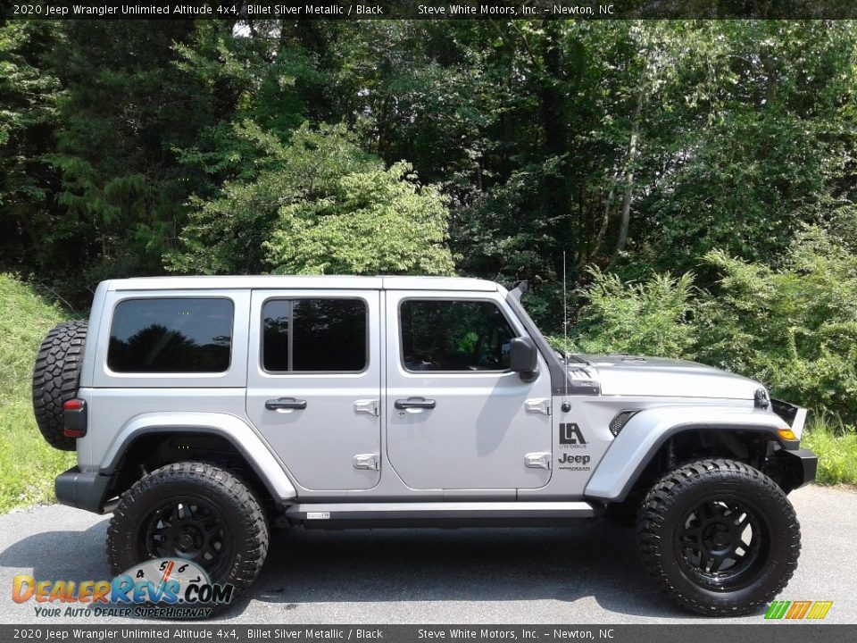 2020 Jeep Wrangler Unlimited Altitude 4x4 Billet Silver Metallic / Black Photo #8