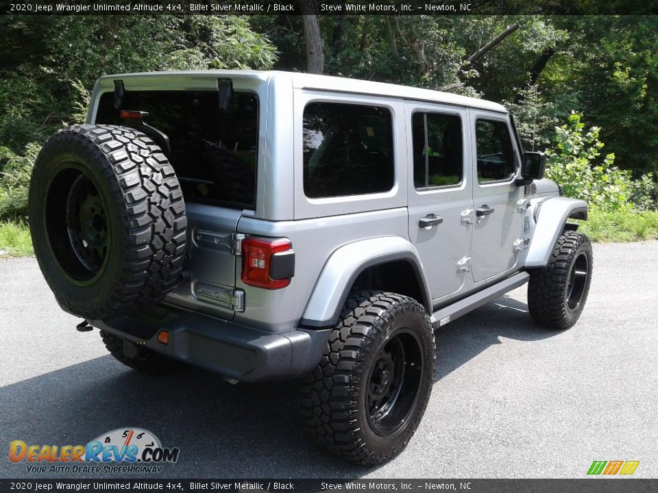 2020 Jeep Wrangler Unlimited Altitude 4x4 Billet Silver Metallic / Black Photo #9