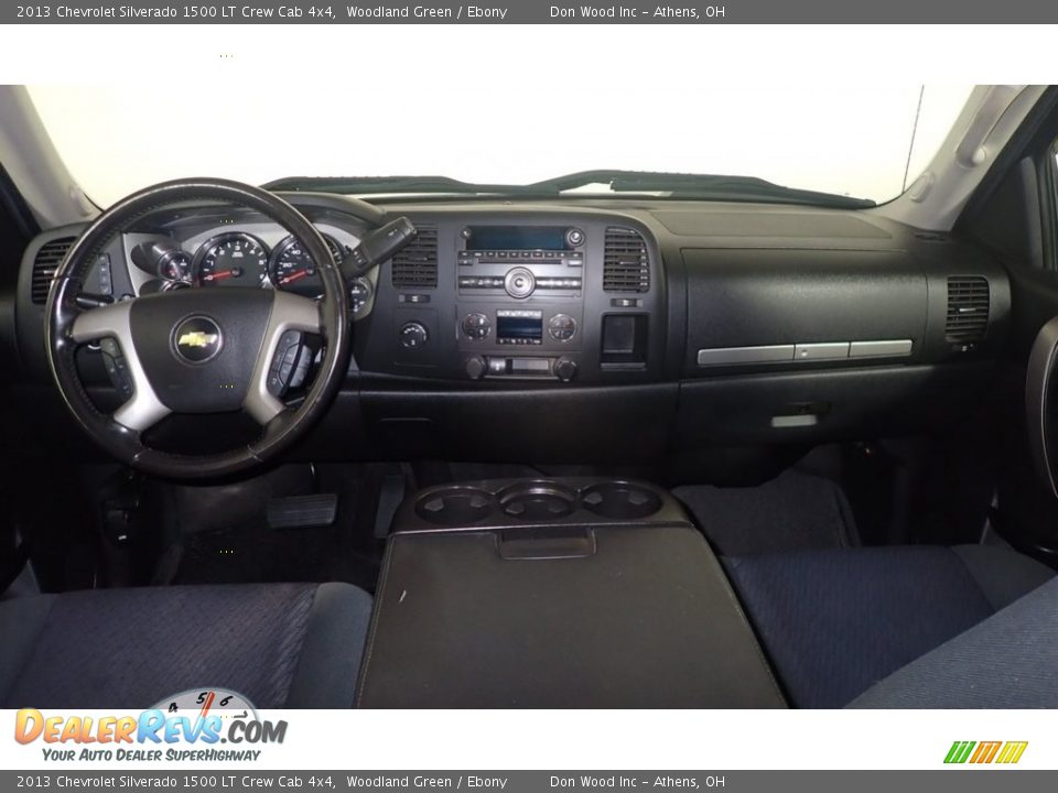 2013 Chevrolet Silverado 1500 LT Crew Cab 4x4 Woodland Green / Ebony Photo #21