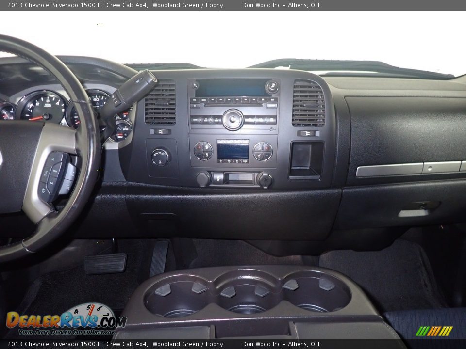 2013 Chevrolet Silverado 1500 LT Crew Cab 4x4 Woodland Green / Ebony Photo #22