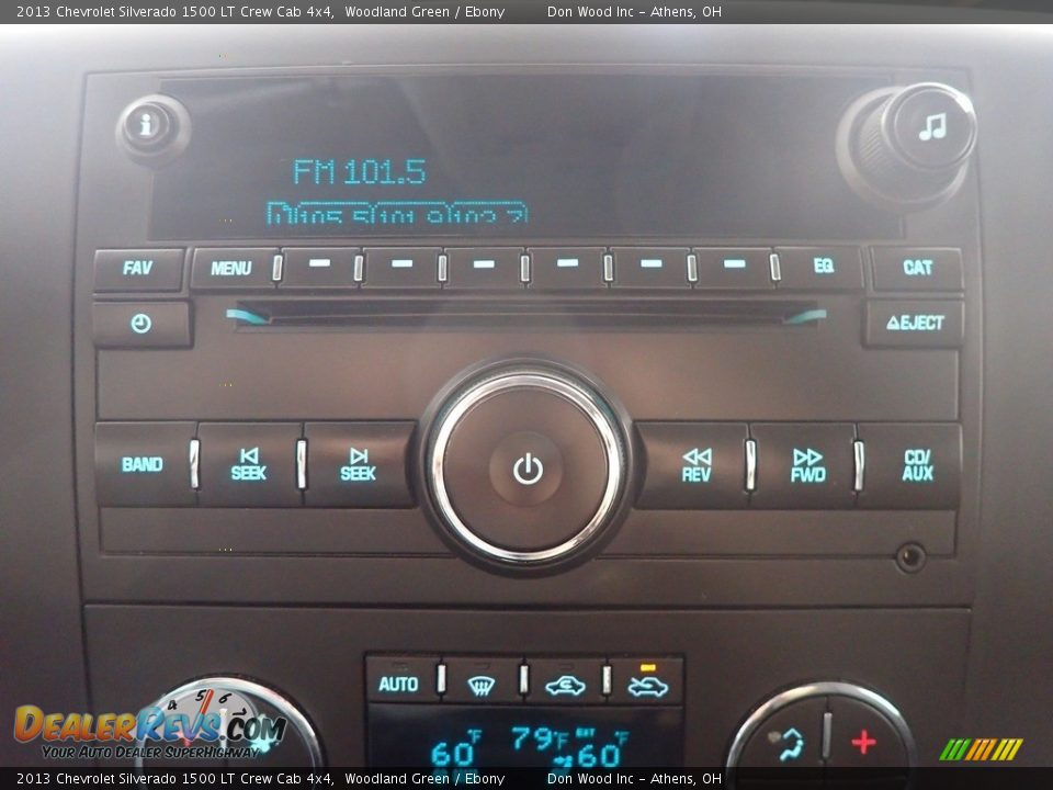 2013 Chevrolet Silverado 1500 LT Crew Cab 4x4 Woodland Green / Ebony Photo #23