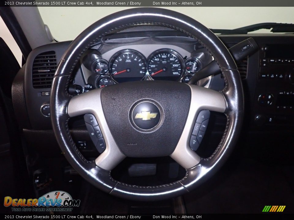 2013 Chevrolet Silverado 1500 LT Crew Cab 4x4 Woodland Green / Ebony Photo #24