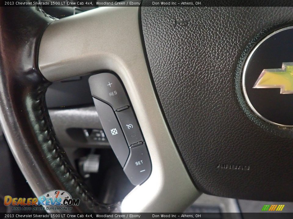 2013 Chevrolet Silverado 1500 LT Crew Cab 4x4 Woodland Green / Ebony Photo #26