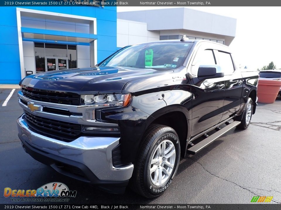 2019 Chevrolet Silverado 1500 LT Z71 Crew Cab 4WD Black / Jet Black Photo #2