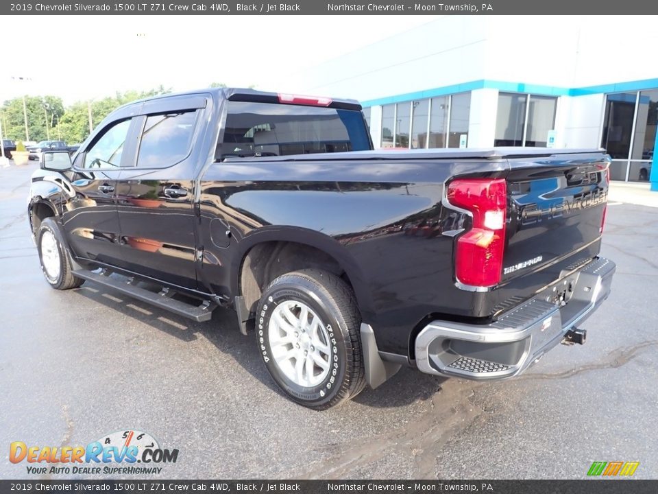 2019 Chevrolet Silverado 1500 LT Z71 Crew Cab 4WD Black / Jet Black Photo #4