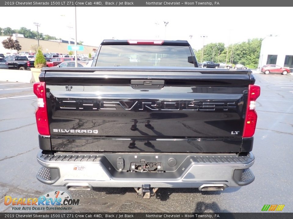 2019 Chevrolet Silverado 1500 LT Z71 Crew Cab 4WD Black / Jet Black Photo #6