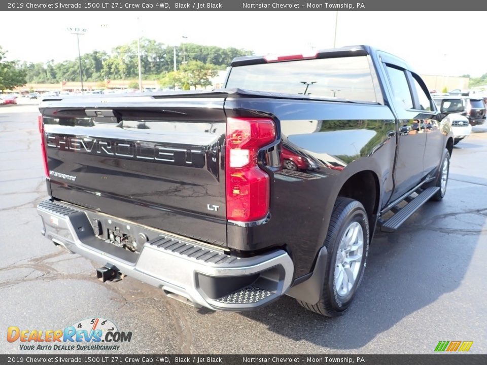 2019 Chevrolet Silverado 1500 LT Z71 Crew Cab 4WD Black / Jet Black Photo #7