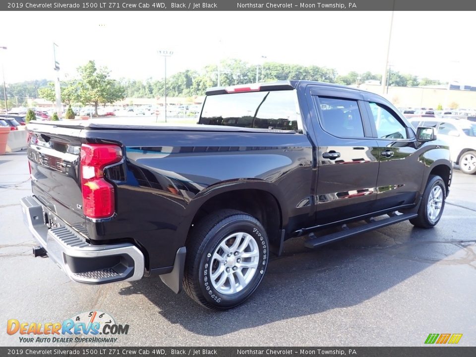 2019 Chevrolet Silverado 1500 LT Z71 Crew Cab 4WD Black / Jet Black Photo #8