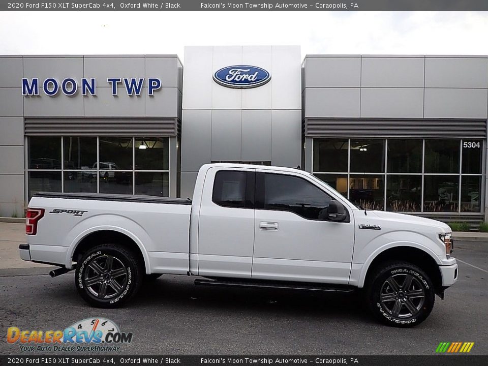 2020 Ford F150 XLT SuperCab 4x4 Oxford White / Black Photo #1