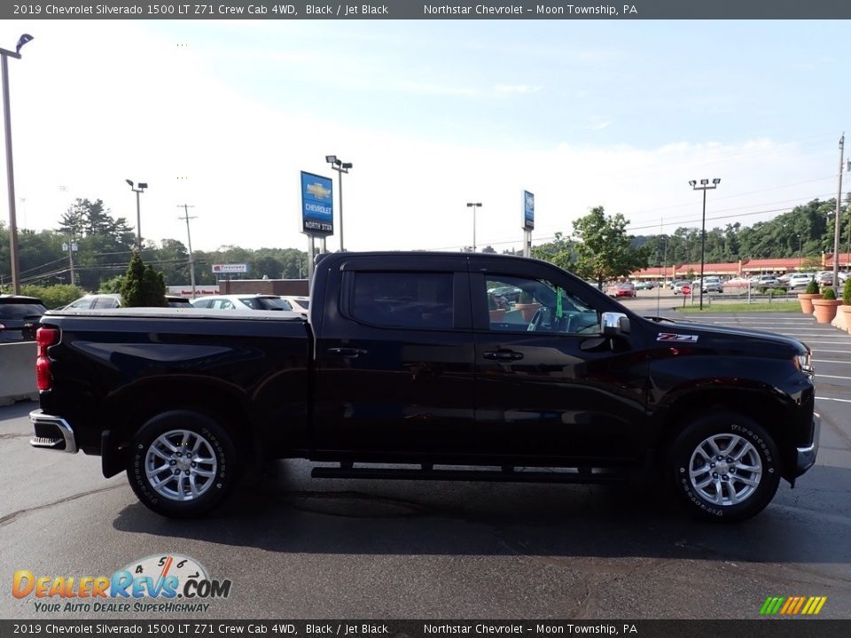 2019 Chevrolet Silverado 1500 LT Z71 Crew Cab 4WD Black / Jet Black Photo #9