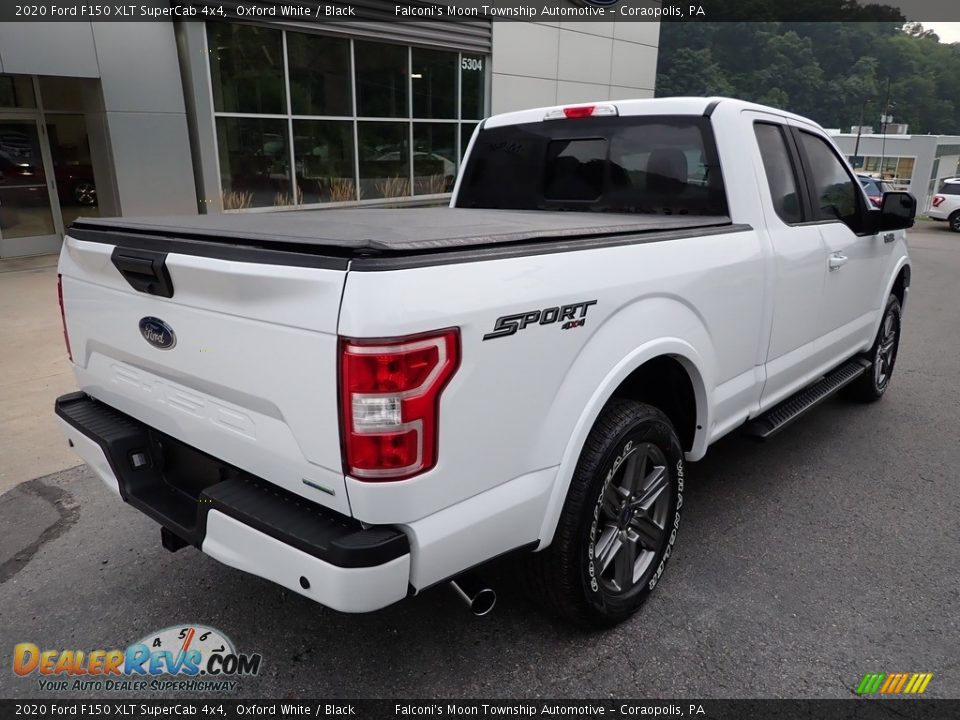 2020 Ford F150 XLT SuperCab 4x4 Oxford White / Black Photo #2