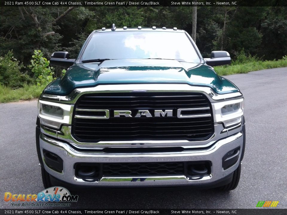 2021 Ram 4500 SLT Crew Cab 4x4 Chassis Timberline Green Pearl / Diesel Gray/Black Photo #3
