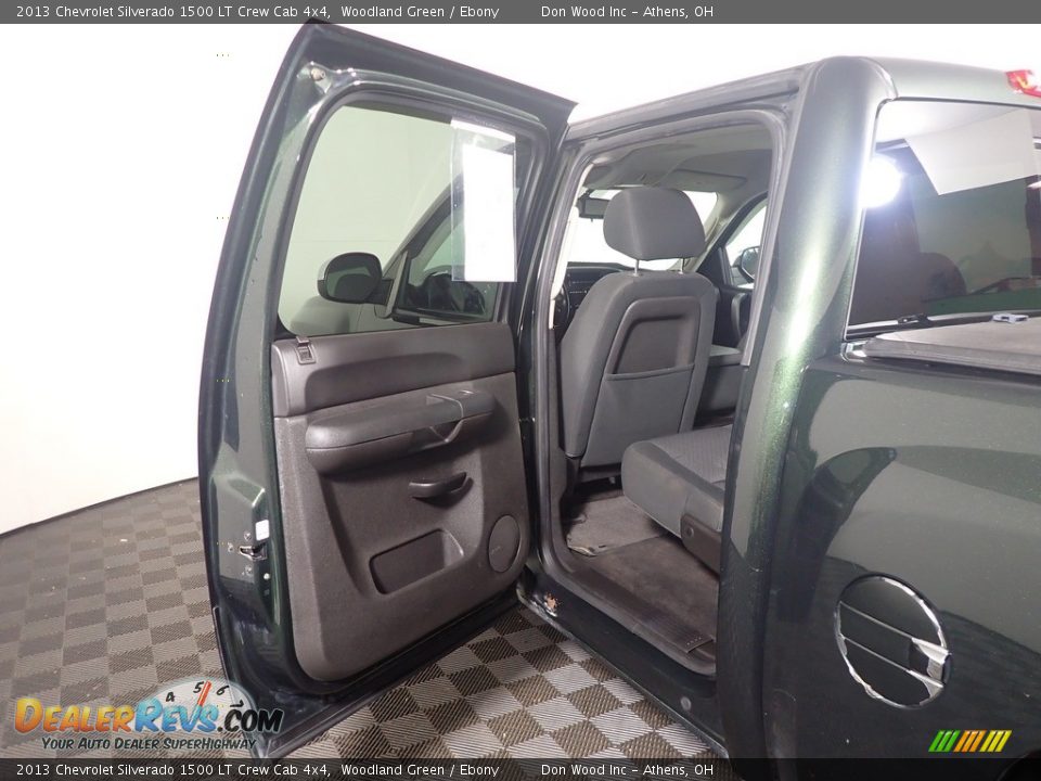 2013 Chevrolet Silverado 1500 LT Crew Cab 4x4 Woodland Green / Ebony Photo #33