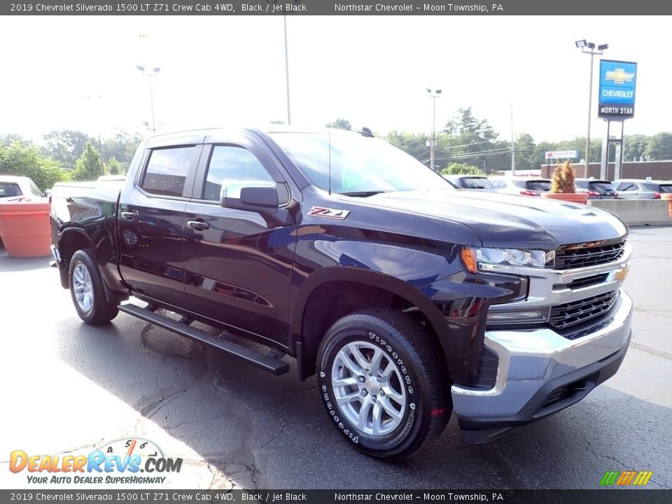 2019 Chevrolet Silverado 1500 LT Z71 Crew Cab 4WD Black / Jet Black Photo #10