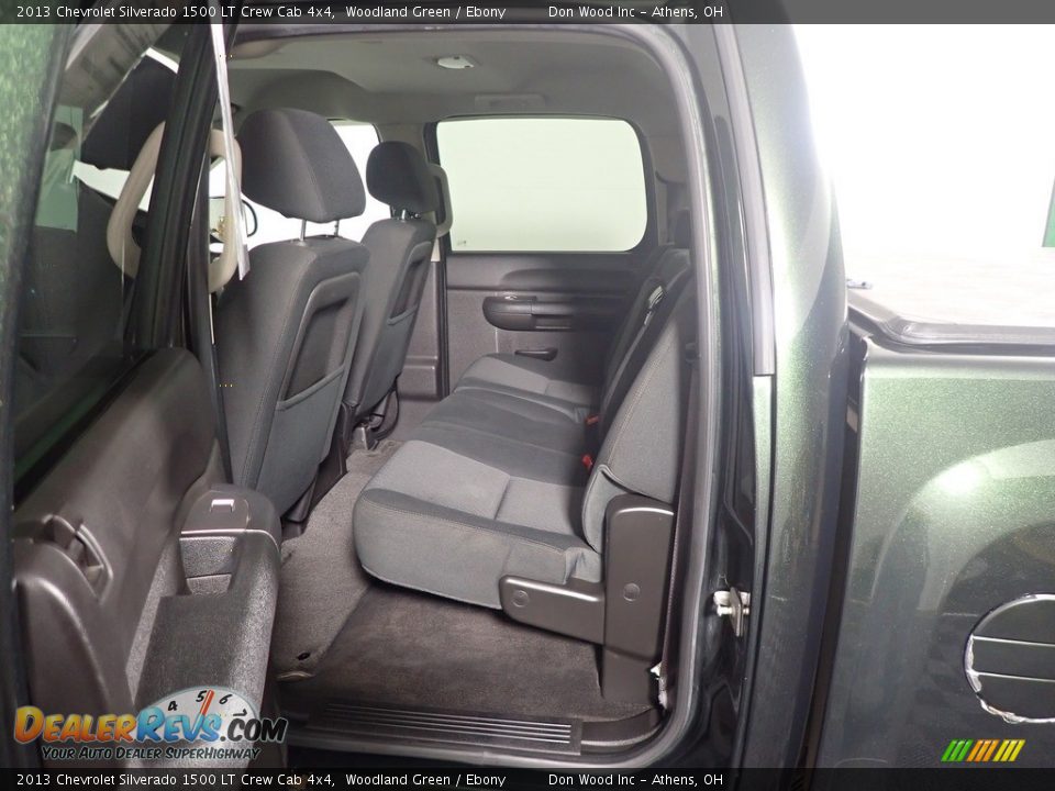 2013 Chevrolet Silverado 1500 LT Crew Cab 4x4 Woodland Green / Ebony Photo #34