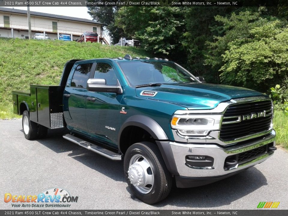 Timberline Green Pearl 2021 Ram 4500 SLT Crew Cab 4x4 Chassis Photo #4