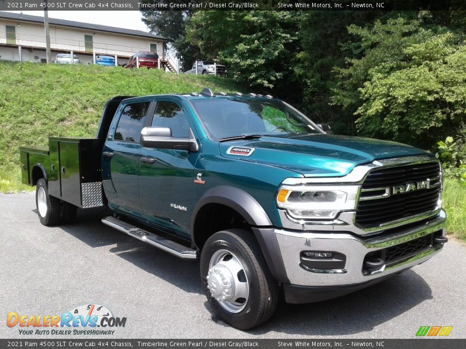 Timberline Green Pearl 2021 Ram 4500 SLT Crew Cab 4x4 Chassis Photo #4