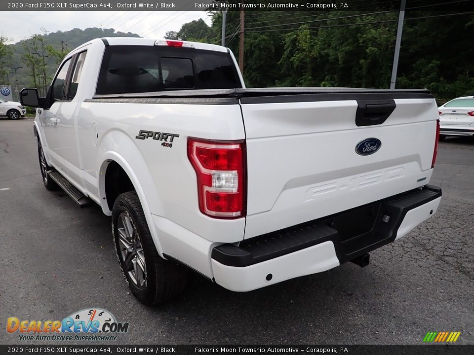 2020 Ford F150 XLT SuperCab 4x4 Oxford White / Black Photo #4