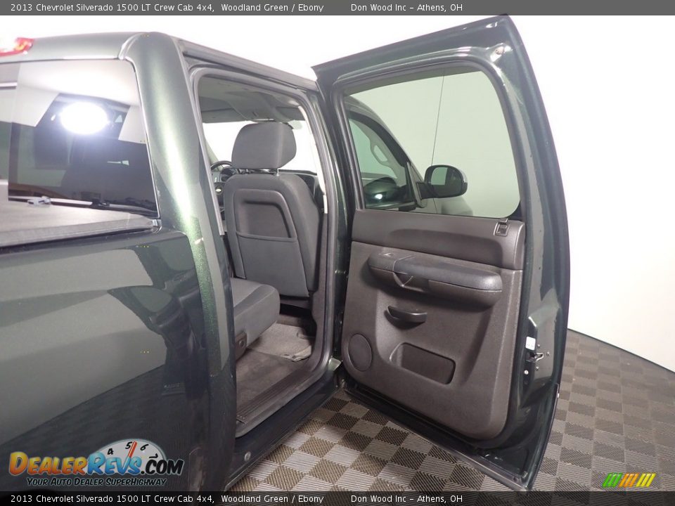 2013 Chevrolet Silverado 1500 LT Crew Cab 4x4 Woodland Green / Ebony Photo #35