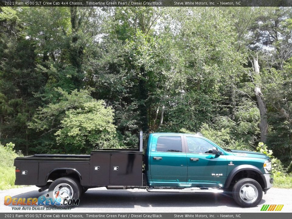 Timberline Green Pearl 2021 Ram 4500 SLT Crew Cab 4x4 Chassis Photo #5