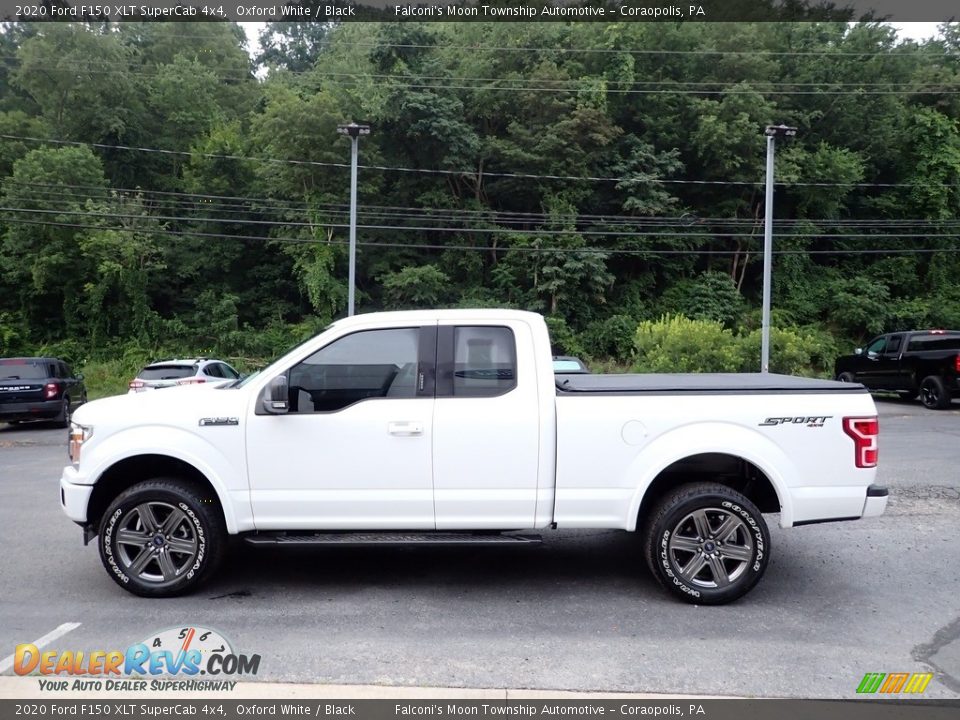 2020 Ford F150 XLT SuperCab 4x4 Oxford White / Black Photo #5