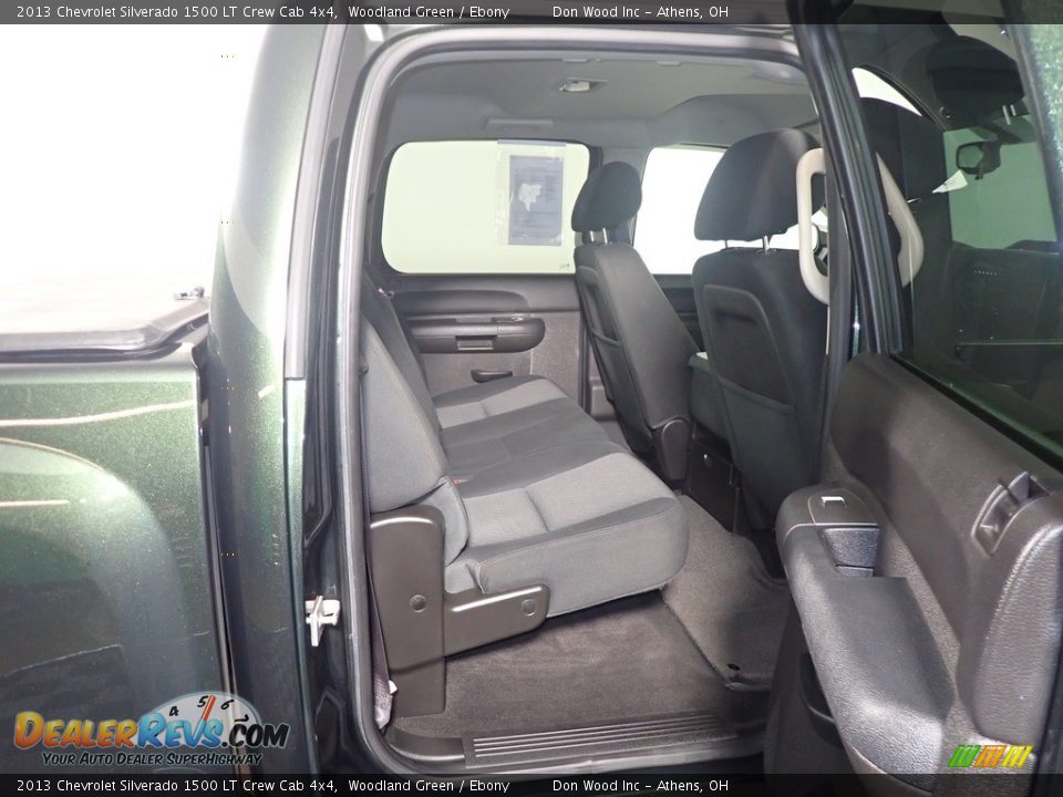 2013 Chevrolet Silverado 1500 LT Crew Cab 4x4 Woodland Green / Ebony Photo #36