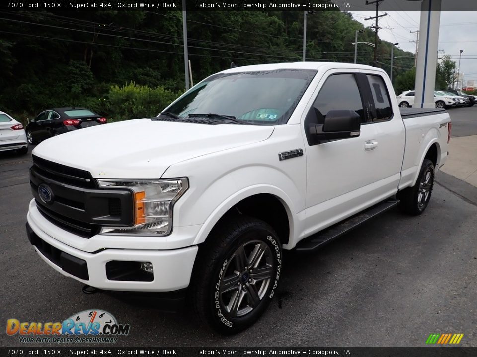 2020 Ford F150 XLT SuperCab 4x4 Oxford White / Black Photo #6