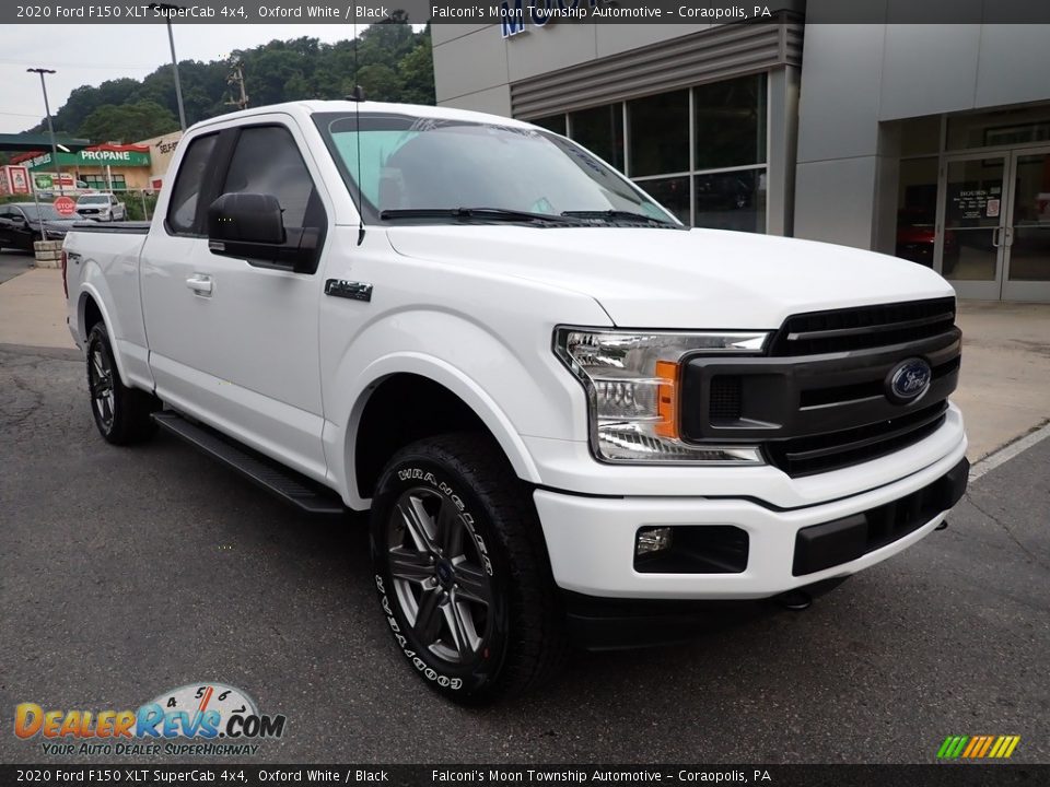 2020 Ford F150 XLT SuperCab 4x4 Oxford White / Black Photo #8