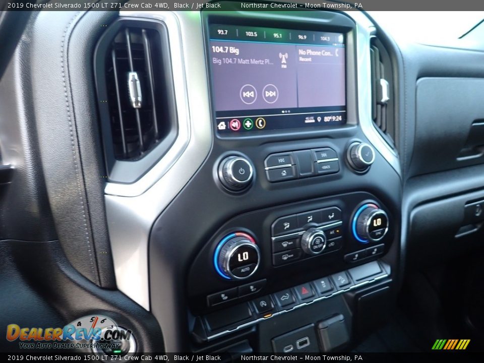 2019 Chevrolet Silverado 1500 LT Z71 Crew Cab 4WD Black / Jet Black Photo #27