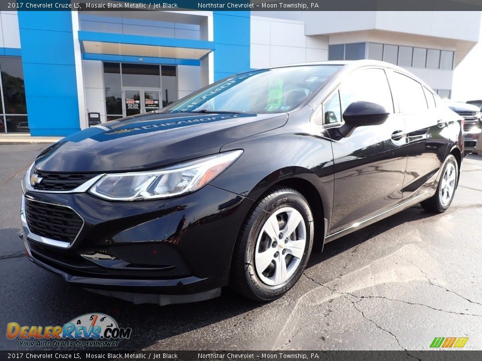 2017 Chevrolet Cruze LS Mosaic Black Metallic / Jet Black Photo #2