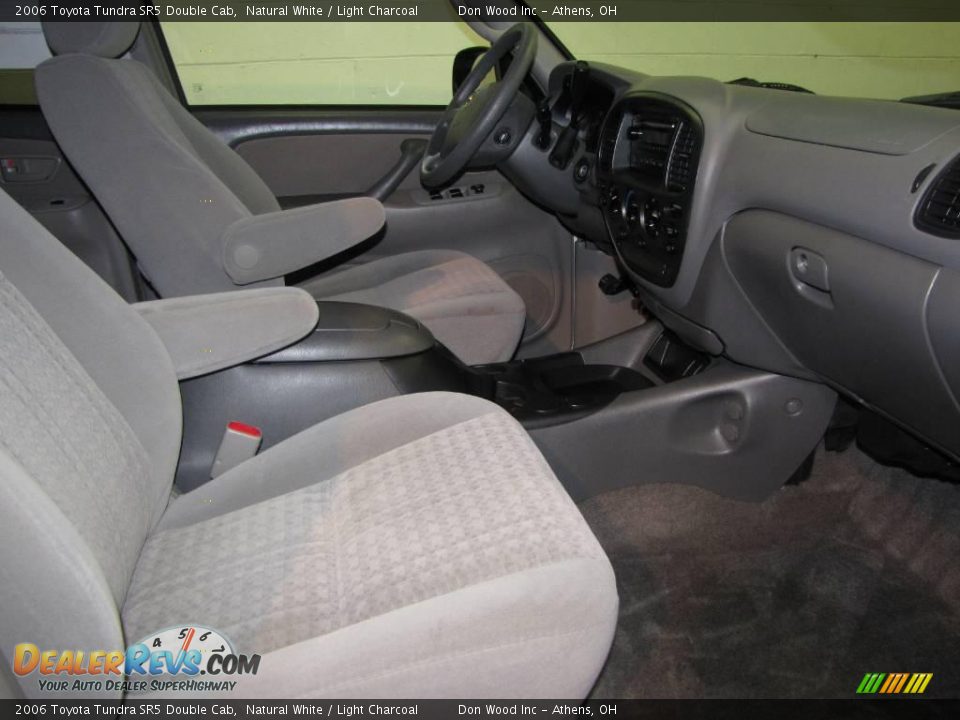 2006 Toyota Tundra SR5 Double Cab Natural White / Light Charcoal Photo #14
