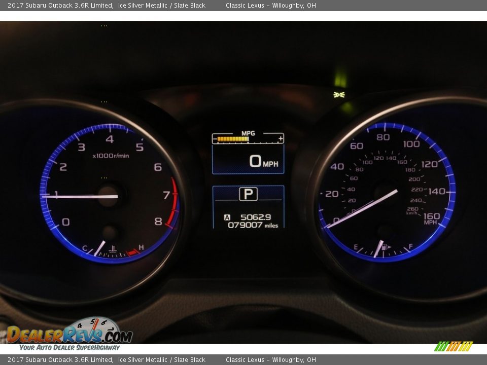 2017 Subaru Outback 3.6R Limited Gauges Photo #8