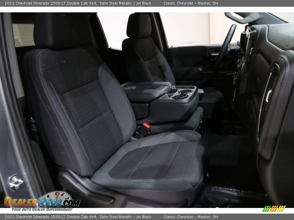 2021 Chevrolet Silverado 1500 LT Double Cab 4x4 Satin Steel Metallic / Jet Black Photo #16