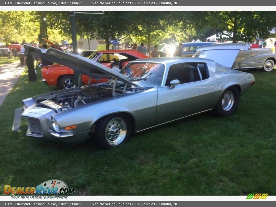 1970 Chevrolet Camaro Coupe Silver / Black Photo #2