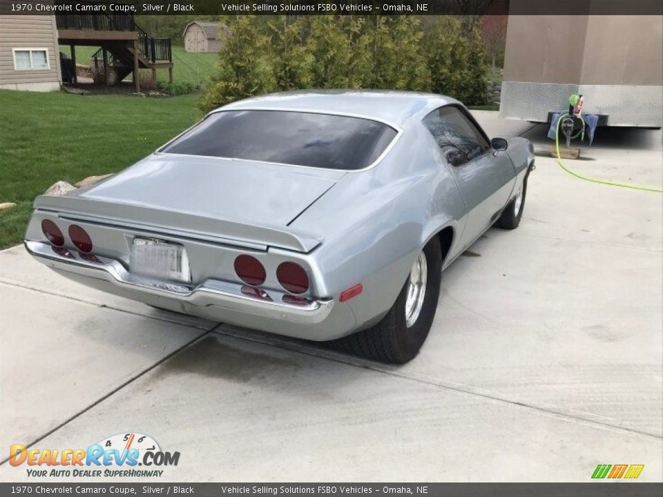 1970 Chevrolet Camaro Coupe Silver / Black Photo #3