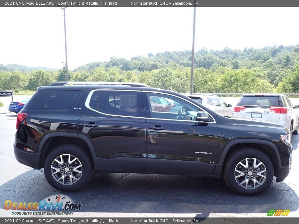 2021 GMC Acadia SLE AWD Ebony Twilight Metallic / Jet Black Photo #5