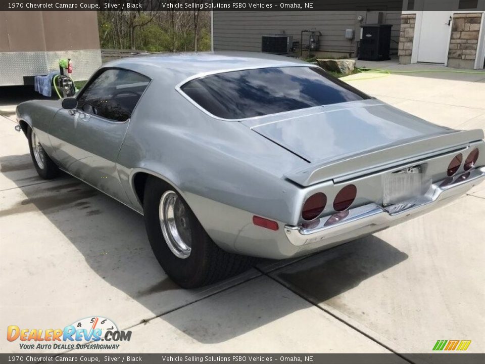 1970 Chevrolet Camaro Coupe Silver / Black Photo #10