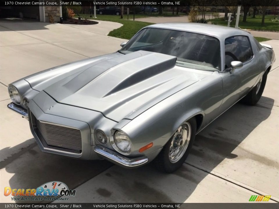 1970 Chevrolet Camaro Coupe Silver / Black Photo #28